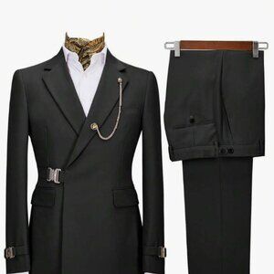 Men's Double-breasted Formal Suit